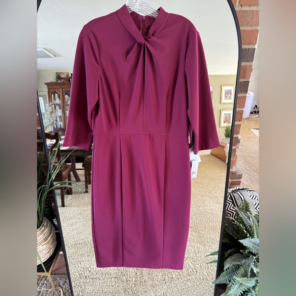 Elegant Magenta Dress